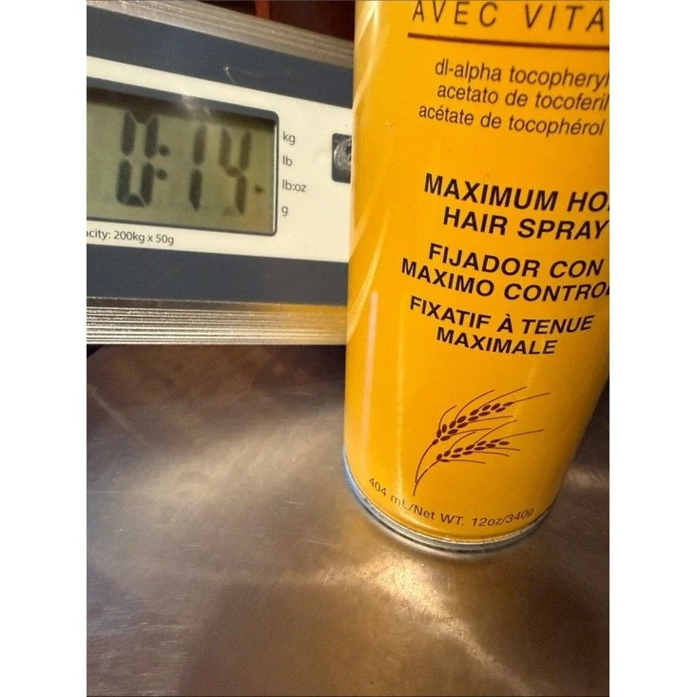 Lamaur Vita/e Maximum Hold Hair Spray Vitamin E 12oz 340g Full Can
